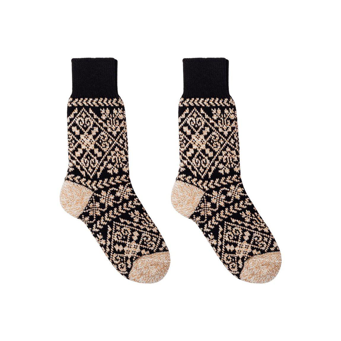 Zelta Black Cozy Socks