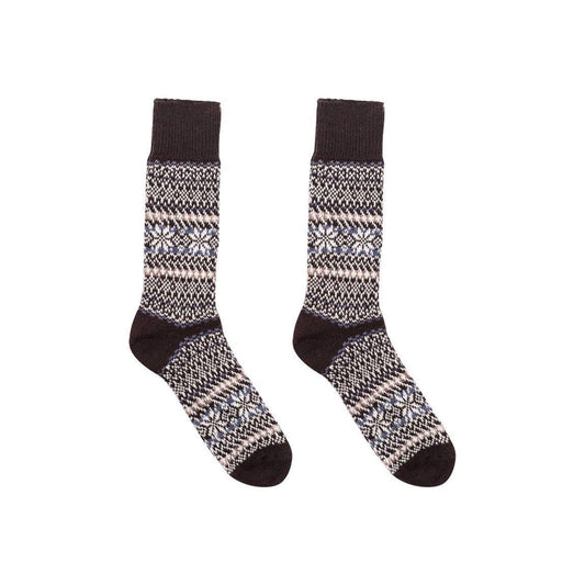 Sigrid Chocolate Merino Wool Socks
