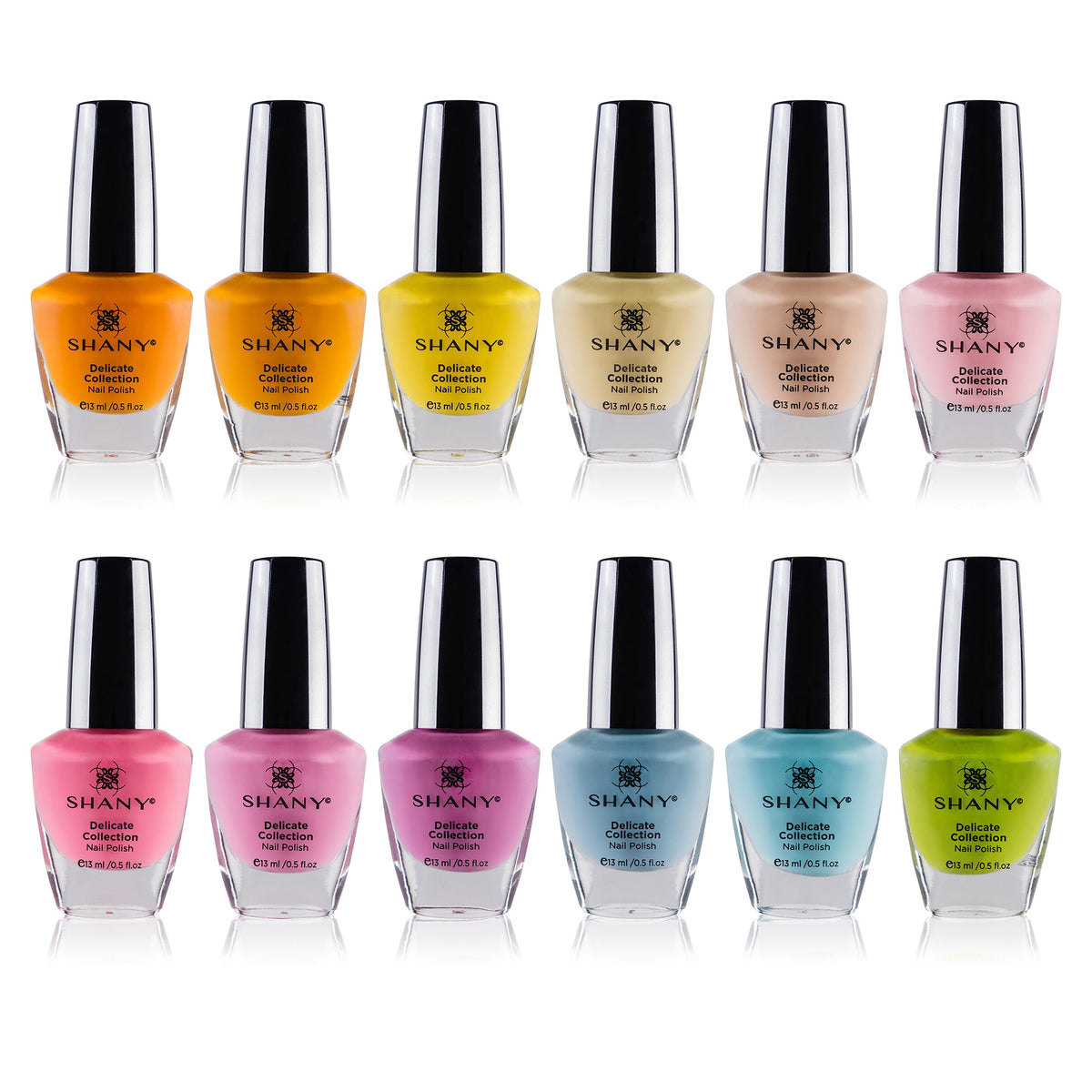 12 Colors DIY Trendy Nail Polish Set